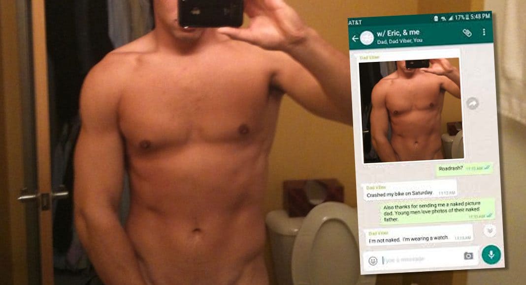 Marido envia fotos nudes pelo whatsapp