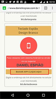 Teclado Keylogger Design Branco